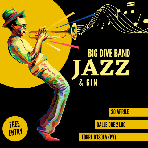 Jazz & Gin – concerto della Big Dive Band