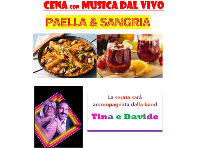 Cena con musica dal vivo – Paella & Sangria