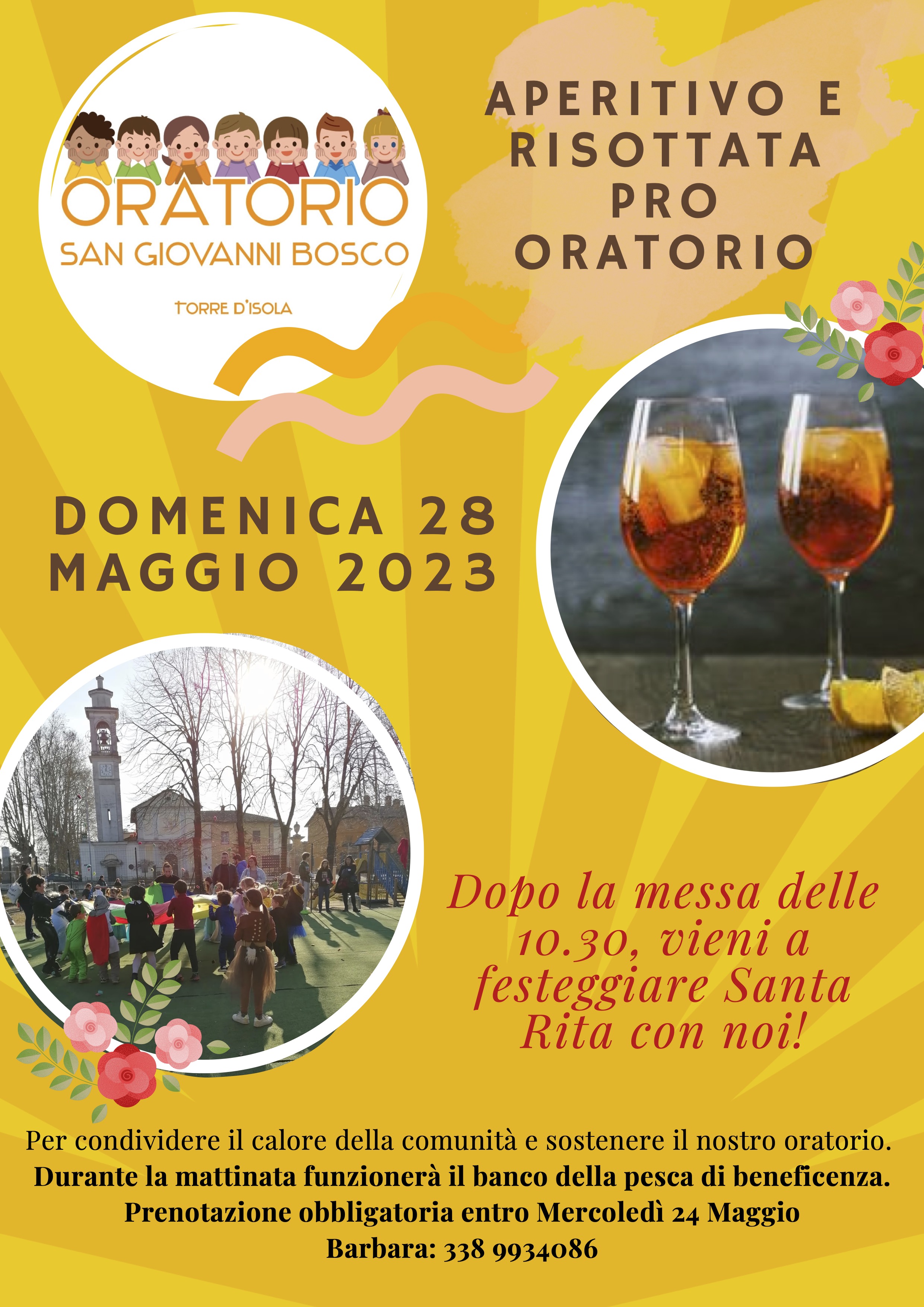  Aperitivo e risottata pro Oratorio