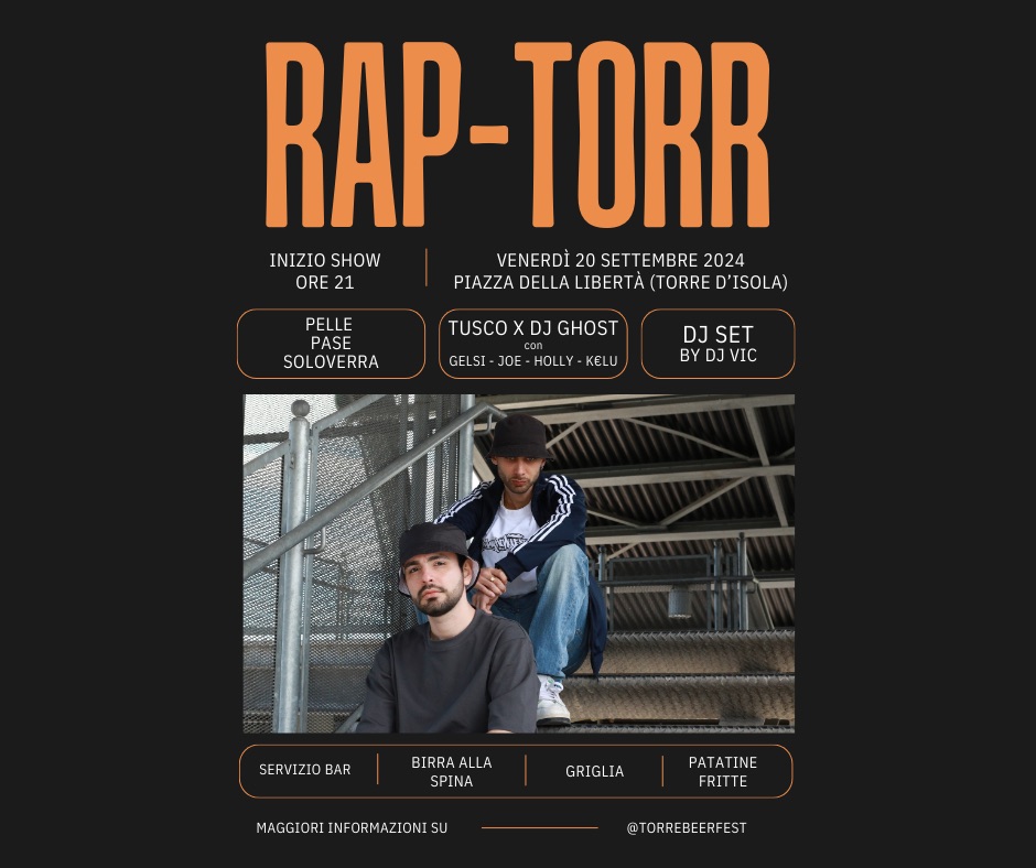 RAPTORR – Il più atteso show RAP del momento