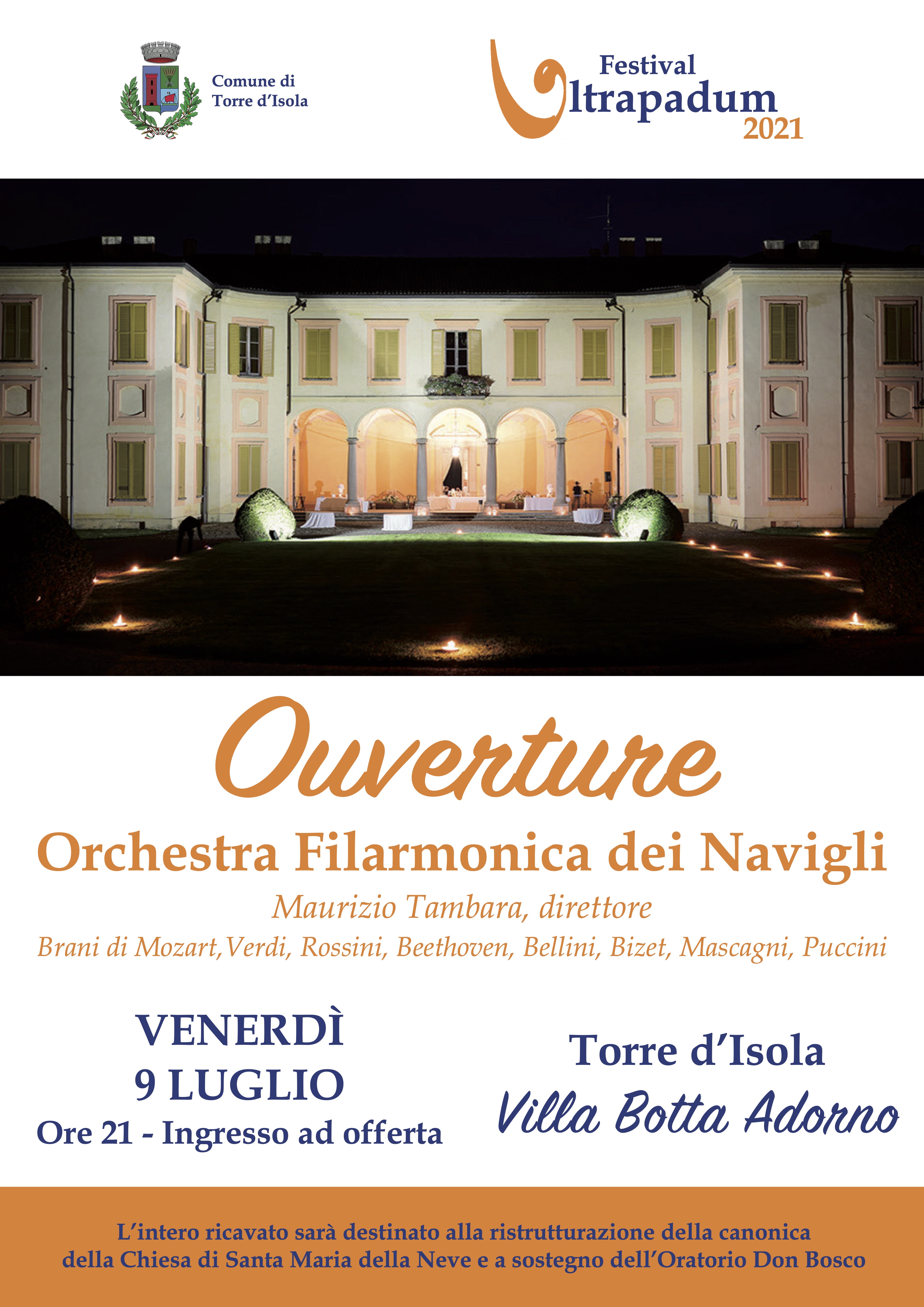 Concerto Villa Botta Adorno - 9 luglio 