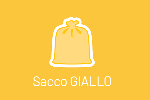 Ritiro sacco giallo - multimateriale